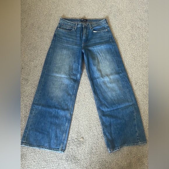 Gap High Rise Wide-Leg Jeans size 28 NWOT - Picture 5 of 8